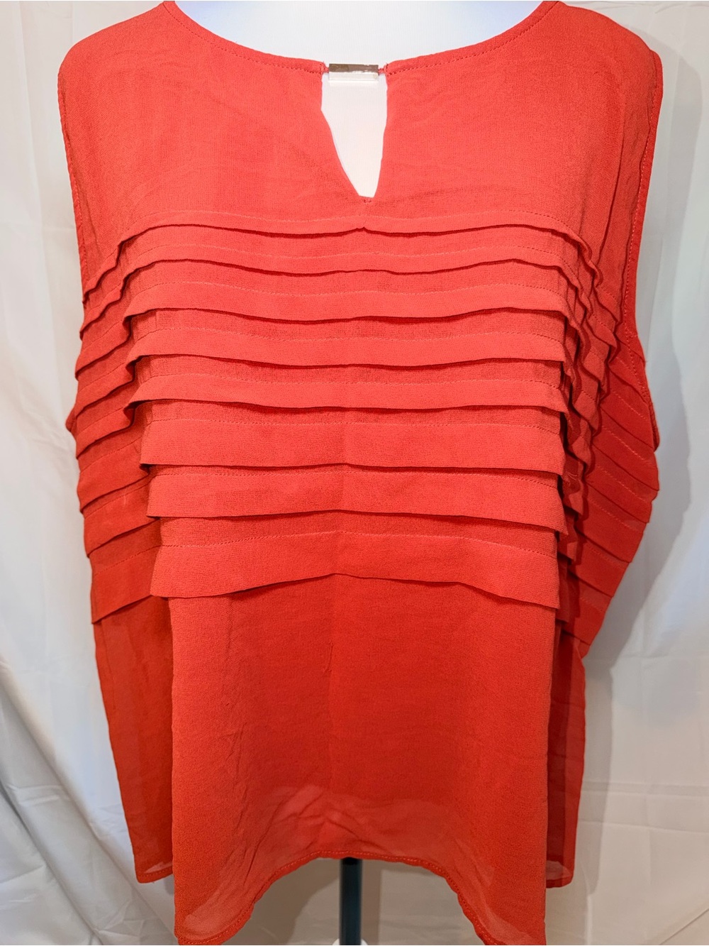 Avenue Layered Ruffle Blouse sz 26/28